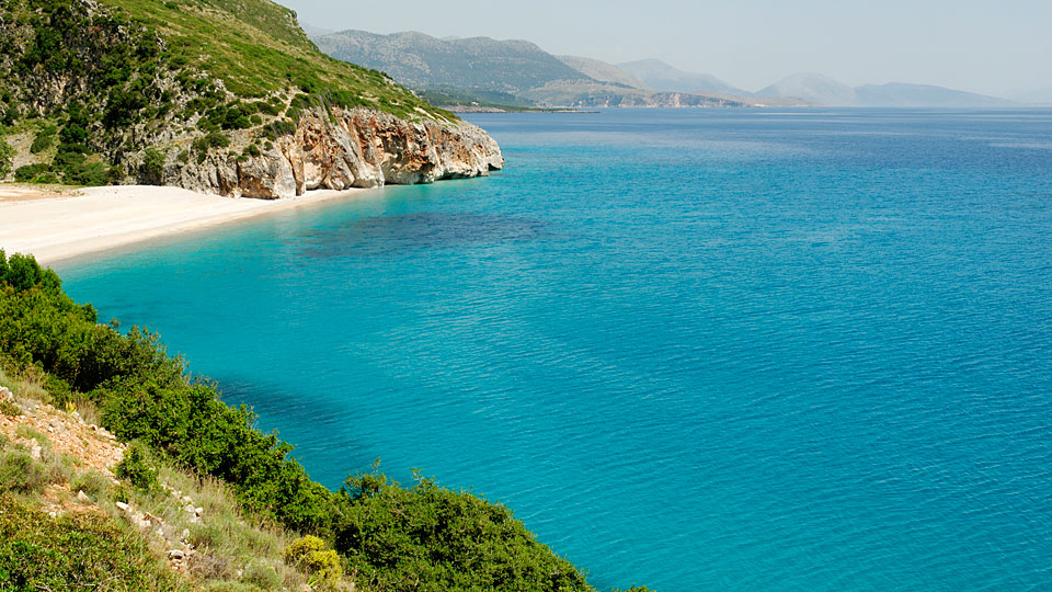 Küstenabschnitt an der albanischen Riviera