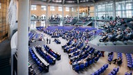 Plenarsaal des Deutschen Bundestages in Berlin