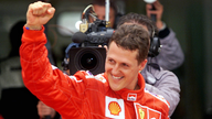 Michael Schumacher jubelt