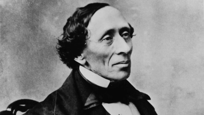 Hans Christian Andersen in einer Aufnahme von 1865.