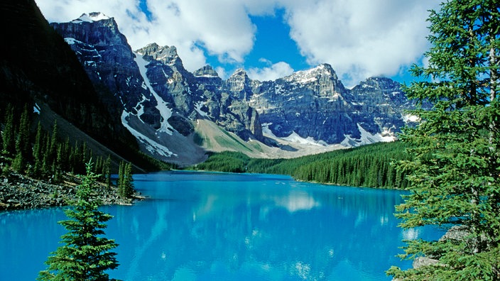 Moraine Lake, Banff National Park, Alberta, Kanada.