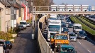 Stau auf der A40 bei Essen.