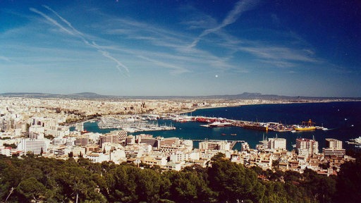 Blick über die Bucht von Palma.