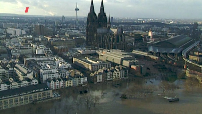 Screenshot aus dem Film "Hochwasserschutz in Köln"