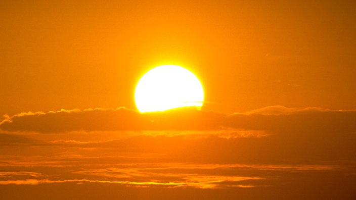 Sonnenuntergang über dem Meer