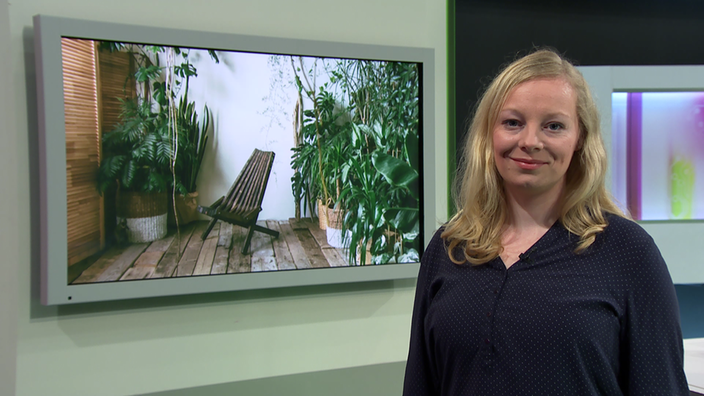 Porträtaufnahme von Dr. Claudia Menzel zu Gast im Planet Wissen Studio.