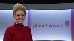 Porträtaufnahme von Dr. Christine Blume zu Gast im Planet Wissen Studio.